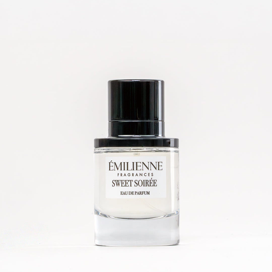 Emilienne Parfums perfume bottle on a white background